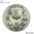 Moneda de recuerdo militar de Birmania personalizada (LM1075)